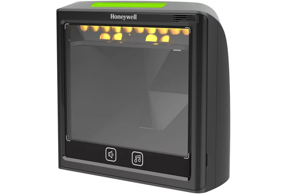 Honeywell Solaris XP 7990G Vertical Slot Scanner, 2D Imager Scan Pattern, 0-100K Lux Brightness, 6 m/s Motion Tolerance, 1D, 2D, PDF, Postal & OCR Decode Capability, Black | 7990GEL-2USBC-1
