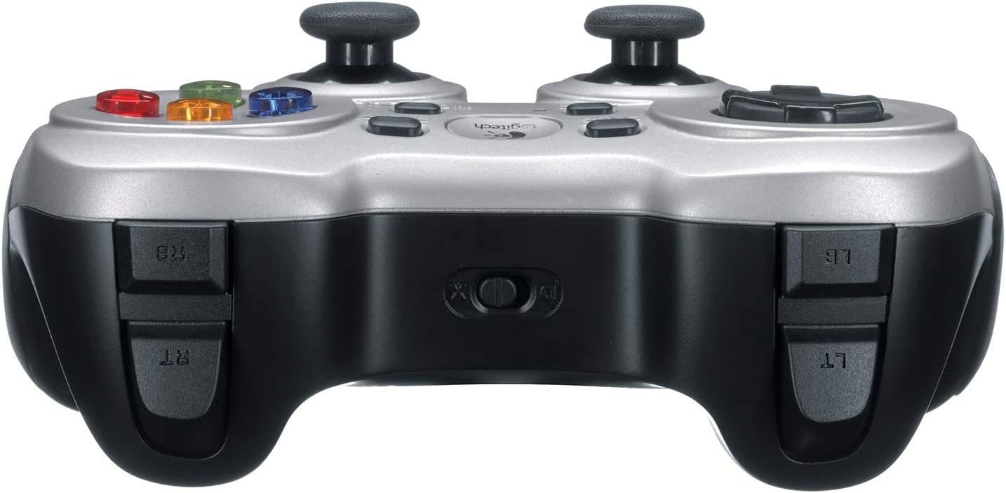 Logitech F710 Wireless Gamepad, Works With Android TV / PC, Extensive Game Support, 4 Switch D-Pad, Easy to Set Up, Comfortable Grip, White - Black - Image 3