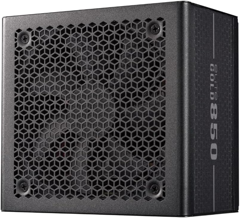 Cooler Master Elite Gold 850W ATX 3.1 Fully Modular Power Supply, 80 PLUS Gold, PCIe 5.1 Ready, Gaming PSU Black (MPX-8505-AFAG-BUK,