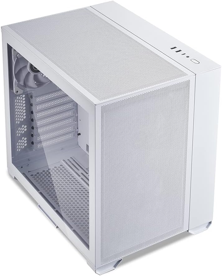 Lian Li O11 Mini Air Tempered Glass Gaming Case - Air White - Image 2