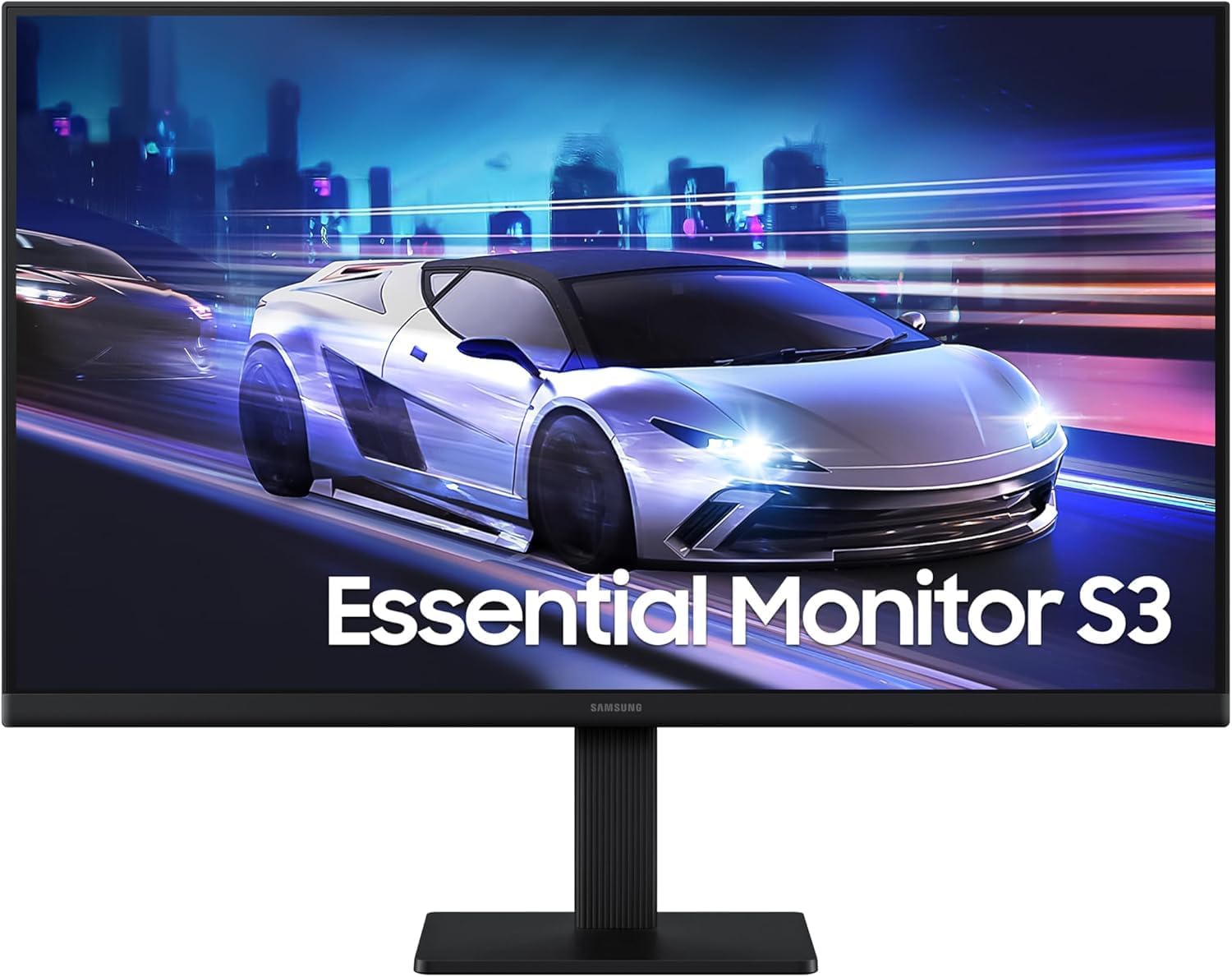 Samsung 24" Essential Monitor S33F FHD (1,920 x 1,080) 100Hz Refresh Rate 5Ms ,  LS24F330EAMXUE