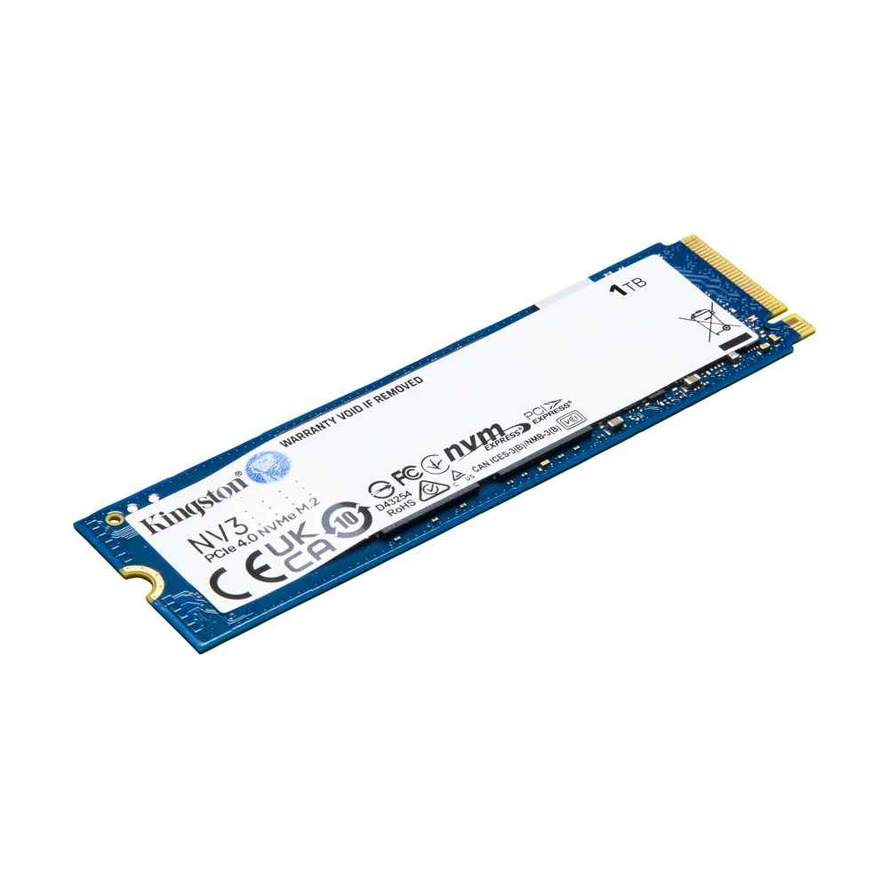 Kingston NV3 PCIe 4.0 NVMe Internal SSD, 1TB Capacity, M.2 2280 Form Factor, 6000 MB/s Sequential Read & 4000 MB/s Sequential Write Speed, 3D NAND Technology, 320 TBW Endurance | SNV3S/1000G - Image 3