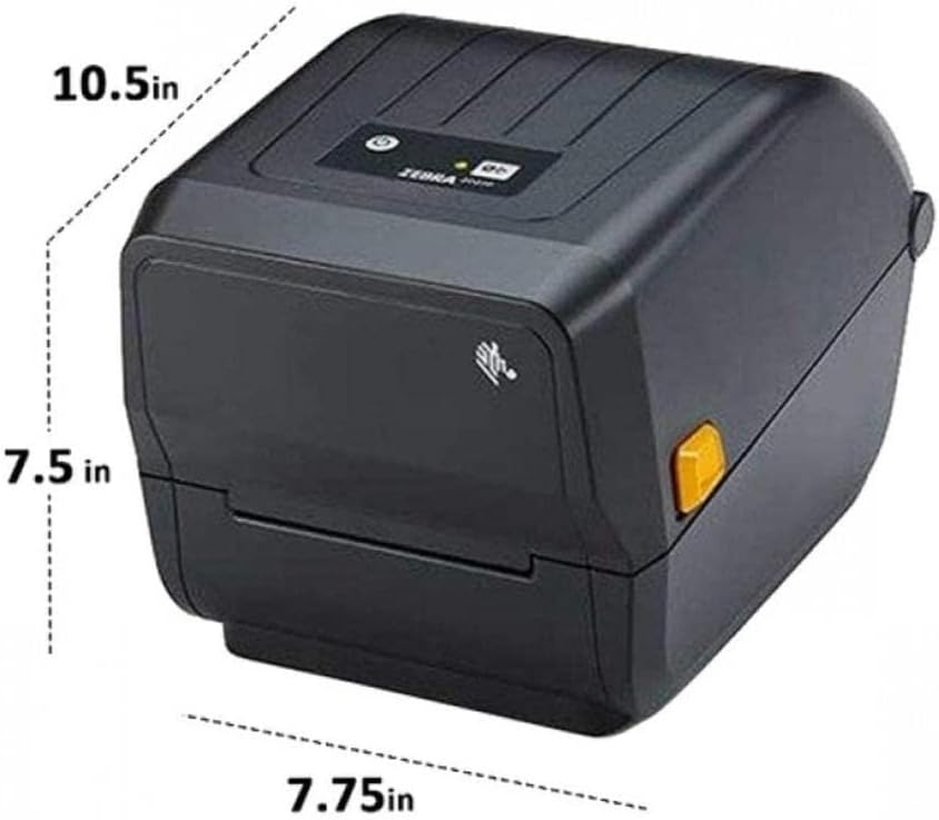 ZEBRA [ZD220T] Barcode Printer | Direct Thermal | Thermal Transfer | Resolution 203DPI | USB - Image 2