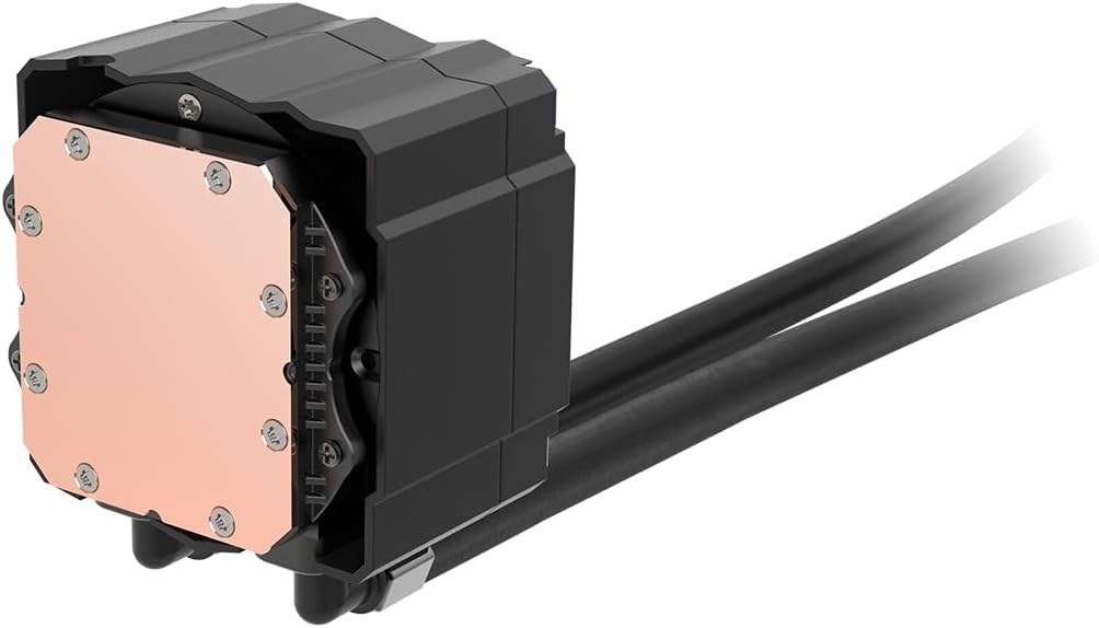 Thermaltake LA240-S ARGB Sync AIO Liquid Cooler: RGB Water Block with a 2.4” Segment LCD, Two High-performance 120MM ARGB Fans, up to 2500 RPM, Daisy-Chain Design - Black - Image 3