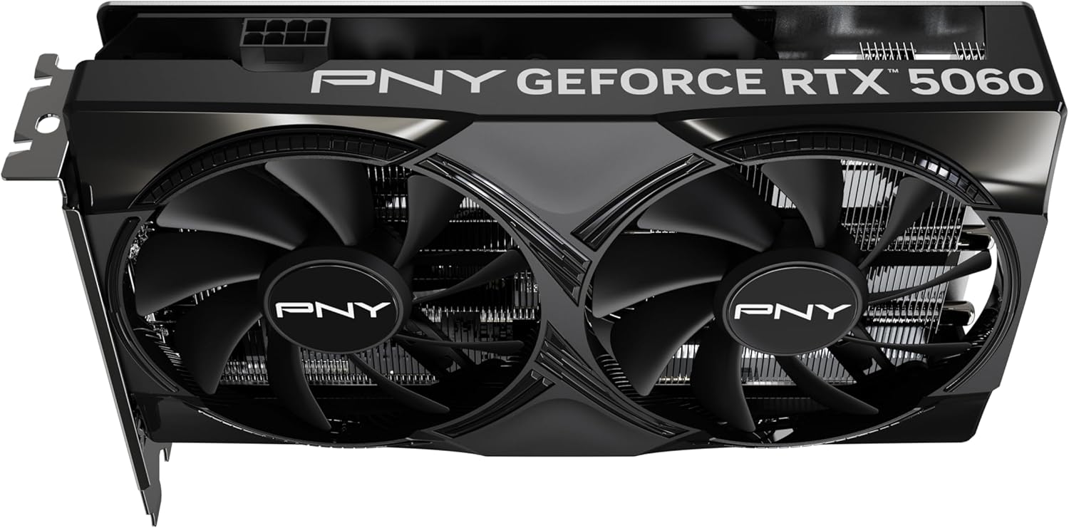 PNY GEFORCE RTX™ 5060 8GB Dual Fan DLSS 4 Graphics Card - Image 4