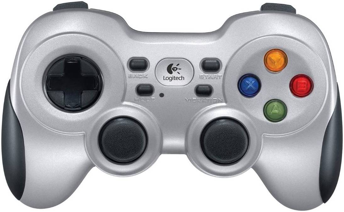 Logitech F710 Wireless Gamepad, Works With Android TV / PC, Extensive Game Support, 4 Switch D-Pad, Easy to Set Up, Comfortable Grip, White - Black - Image 2